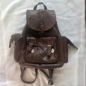 Vintage Leather Backpack
